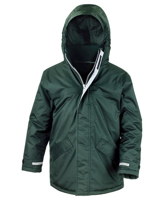 Winter Parka in Bottle Green