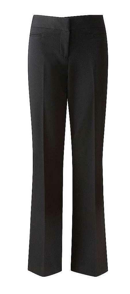 Girls Greenwich Spandex Trousers in Black