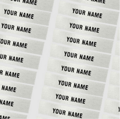 Iron-on Name Labels
